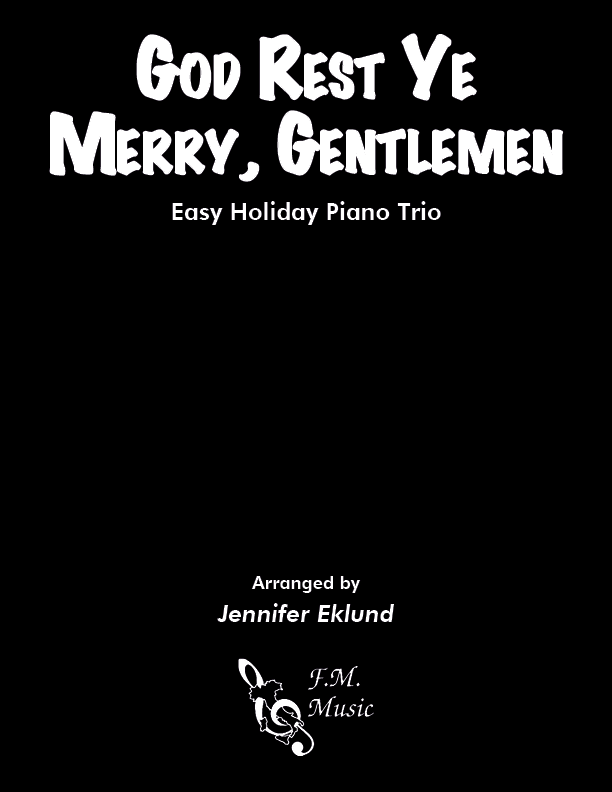 God Rest Ye Merry, Gentlemen (Easy Piano Trio)